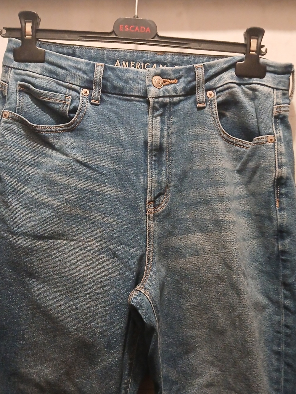 Womens American Eagle Mom Jeans Size 10 5 Pocket Stretch